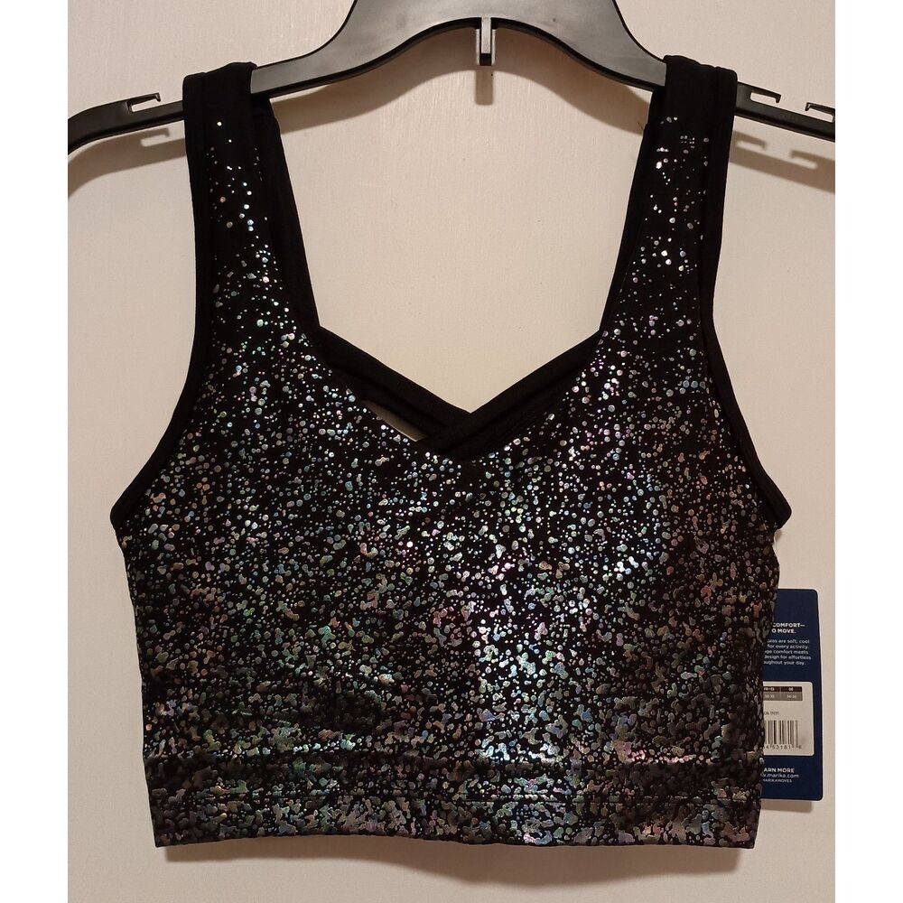 Marika Women's Carter Medium Impact Longline Sports Bra, NWT, SMALL